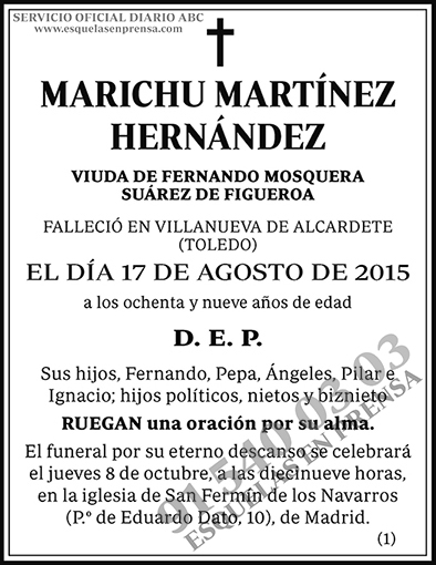 Marichu Martínez Hernández